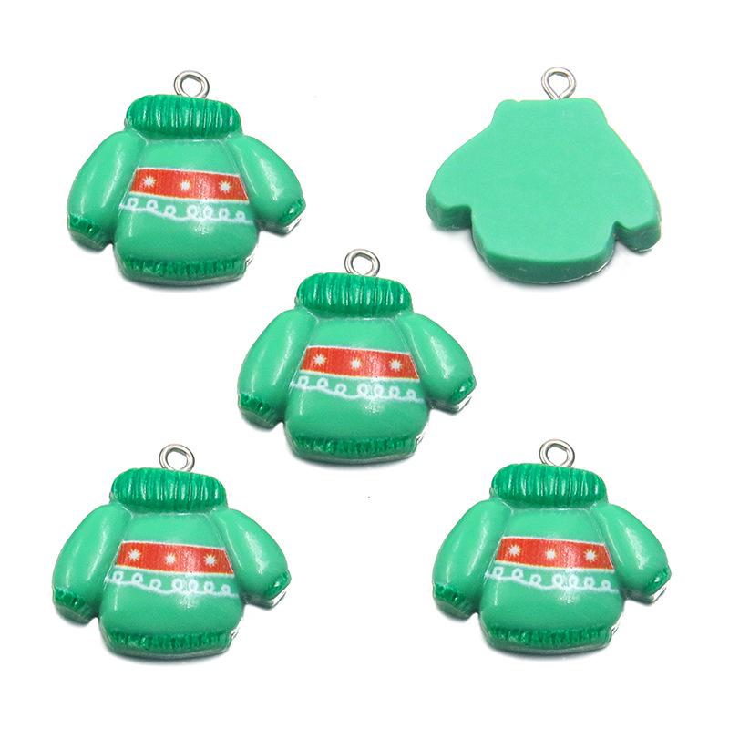 DIY Cartoon Christmas Resin Ornaments: Santa, Snowman & Reindeer Charms