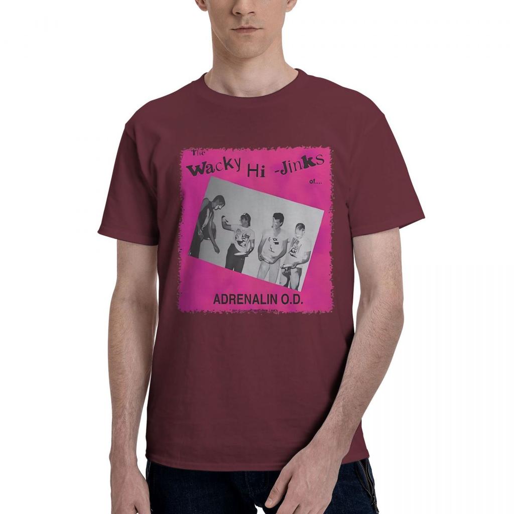The Wacky HiJinks Of Adrenalin OD 1 100 Cotton Casual Breathable Confortable Cute Funny Ugus TShirts Men TShirt
