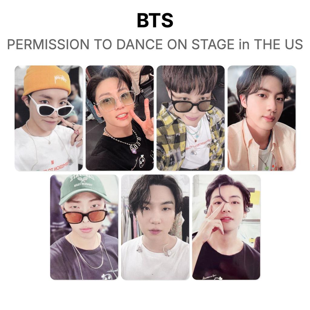 BTS ABD'de SAHNEDE DANS ETME İZNİ Resmi Fotoğraf Kartı