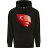 Curled Turkey Flag Turkish Day Football Childrens Kids Hoodie