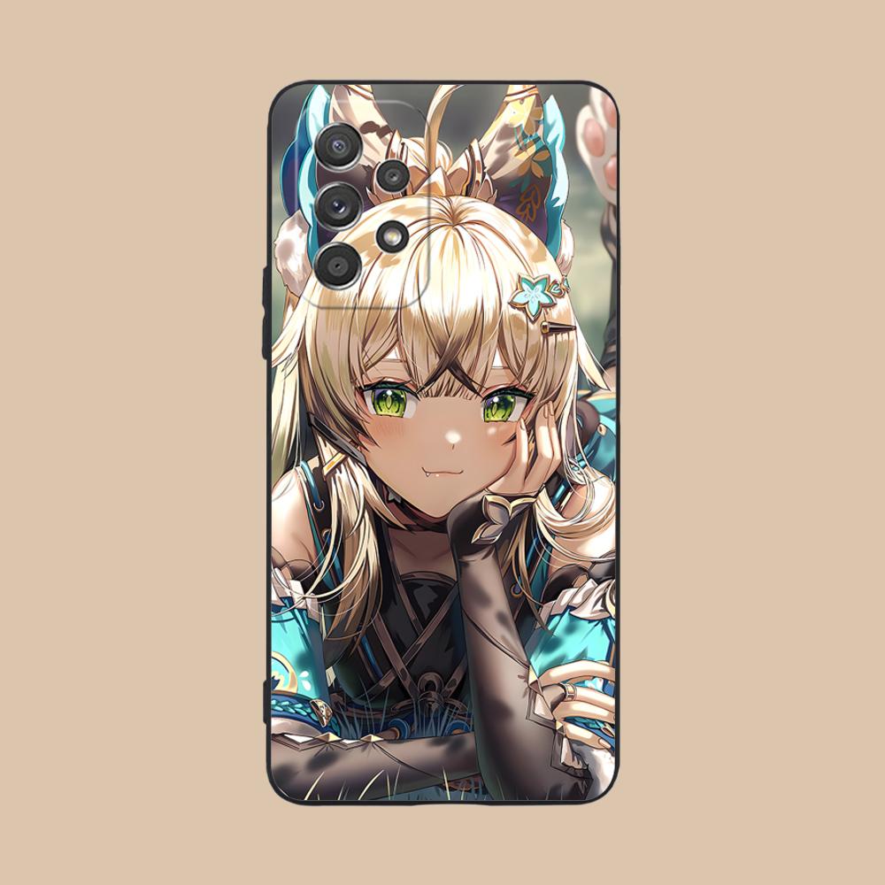 Game GI Kirara Mobile Phone Case for Samsung Galaxy A56 55 54 53 52 51 36 35 34 23 16 15 5G Colorful Cover Pretty Cover Luxury