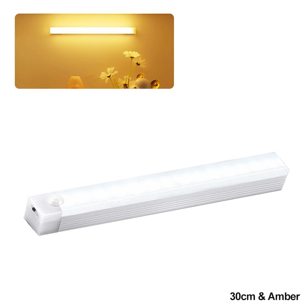 Car Sensor Light Strip Bar Lamp for Floor Trunk Hood Type-C Rechargeable Automatic Induction Light Led Wireless Sensor Light