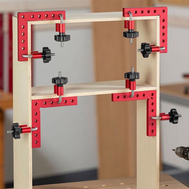 140mm Right Angle Woodworking Triangle Ruler & 120mm Clamping Combination Tool