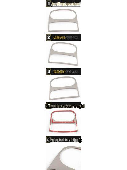 Bestune X80 Stainless Steel Cup Holder Gear Shift Decoration Frame