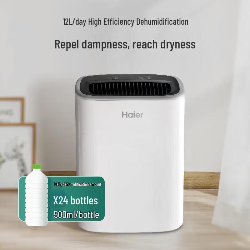Haier 12L Home Dehumidifier CN plug (adapter included)