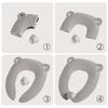 Folding Baby Potty Training Seat Mat + Storage Bag Portable Travel Toilet Seat Cushion for Kids Children's Potty Mat