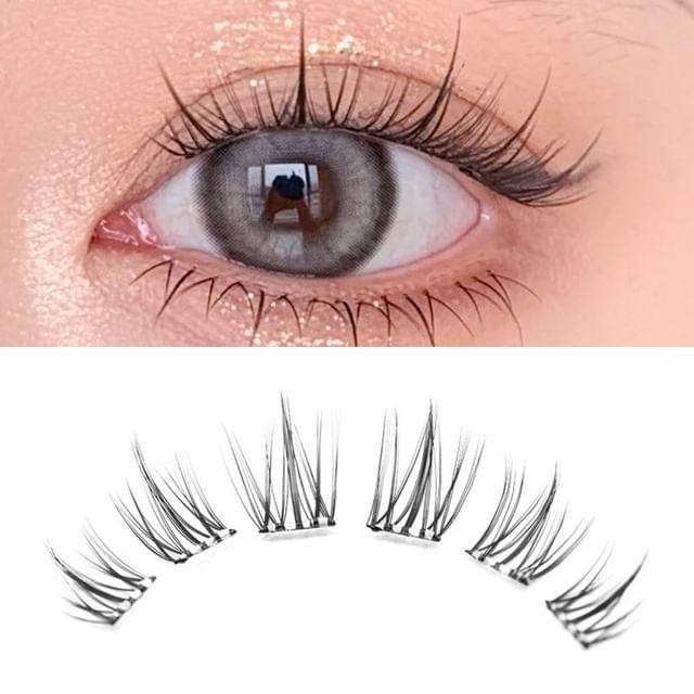 Bonnie Wisp - Кластерные накладные ресницы с шипами, без клея, мультипак Black - One Size