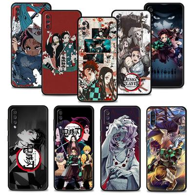 Demon Slayer Kimetsu No Yaiba Coque For Samsung Galaxy A10s A40 A30 A20e A70 A10 Note 20 Ultra 10 A20s A50 Black Mobilephone