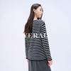 YERAD Women's V-Neck Linen-Acetate Blend Long-Sleeve Knit Top