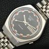 GENUINE VINTAGE SEIKO 5 AUTOMATIC JAPAN MENS BLACK COLOR DIAL WATCH a500766-5 R154-a500766