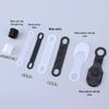 Transparent Non-Slip Silicone and Leather Hanger Cover for Solid Wood or Plastic Hangers