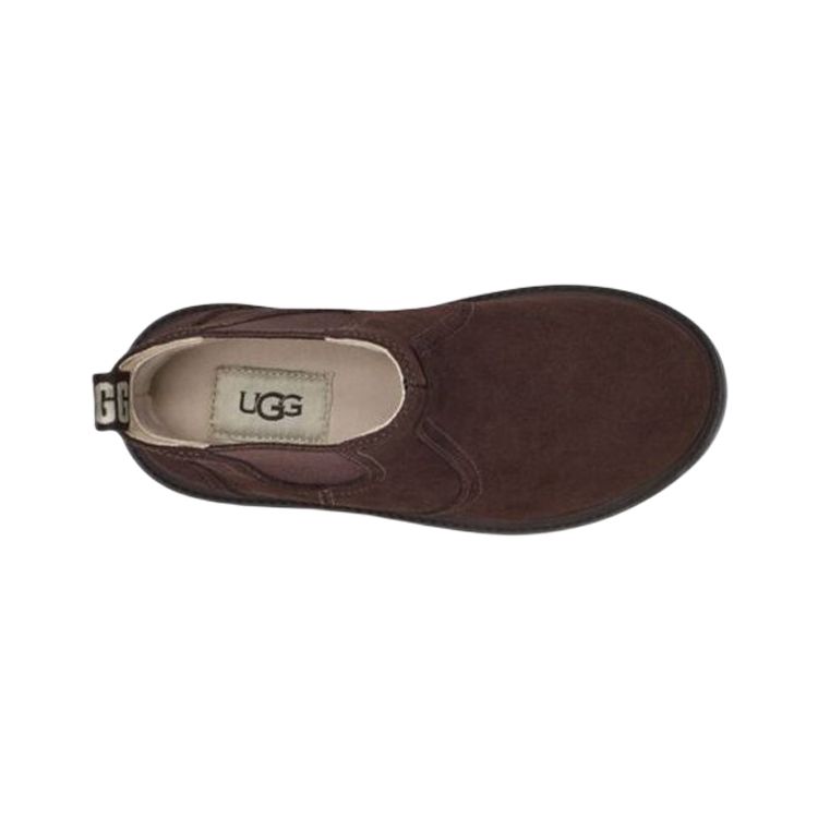 UGG Kids  Suede Borden Elastic Non-Slip Low Chelsea Boots Kids Boots Brown 1120948T-STSD
