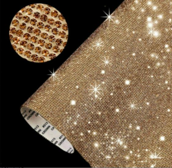 Sparkling Rhinestone Sticker Sheet for DIY Decoration
