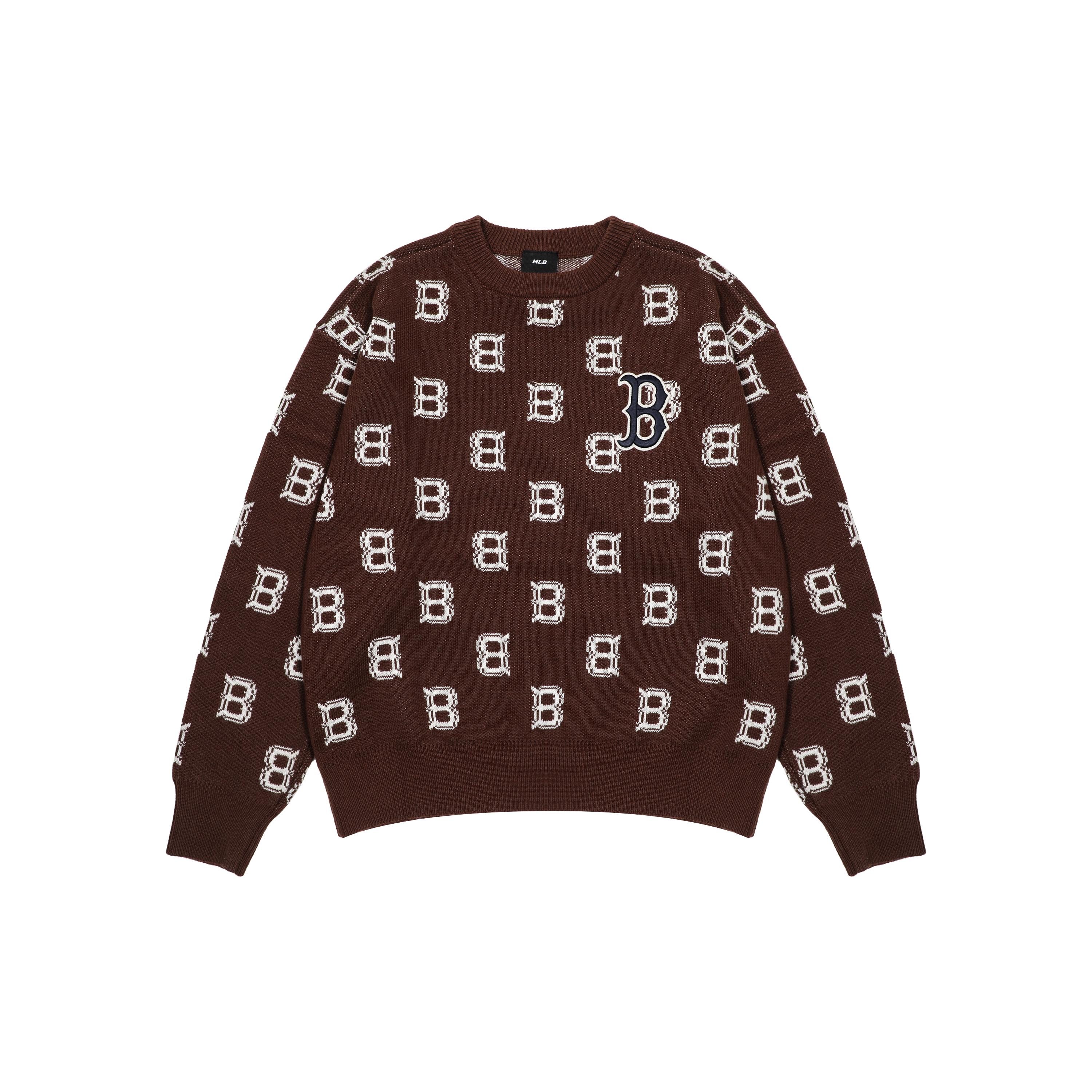 MLB FW22 Sweater Unisex Dark Brown 3AKPM0126-43BRD S