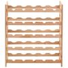 Vidaxl Stojak Na 25 Butelek Wina, Lite Drewno Orzechowe, 63X25X73 Cm