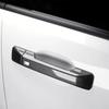 Carbon Fiber Car Door Handles Cover Trim 5pcs For Hyundai Santa Fe 2024 2025