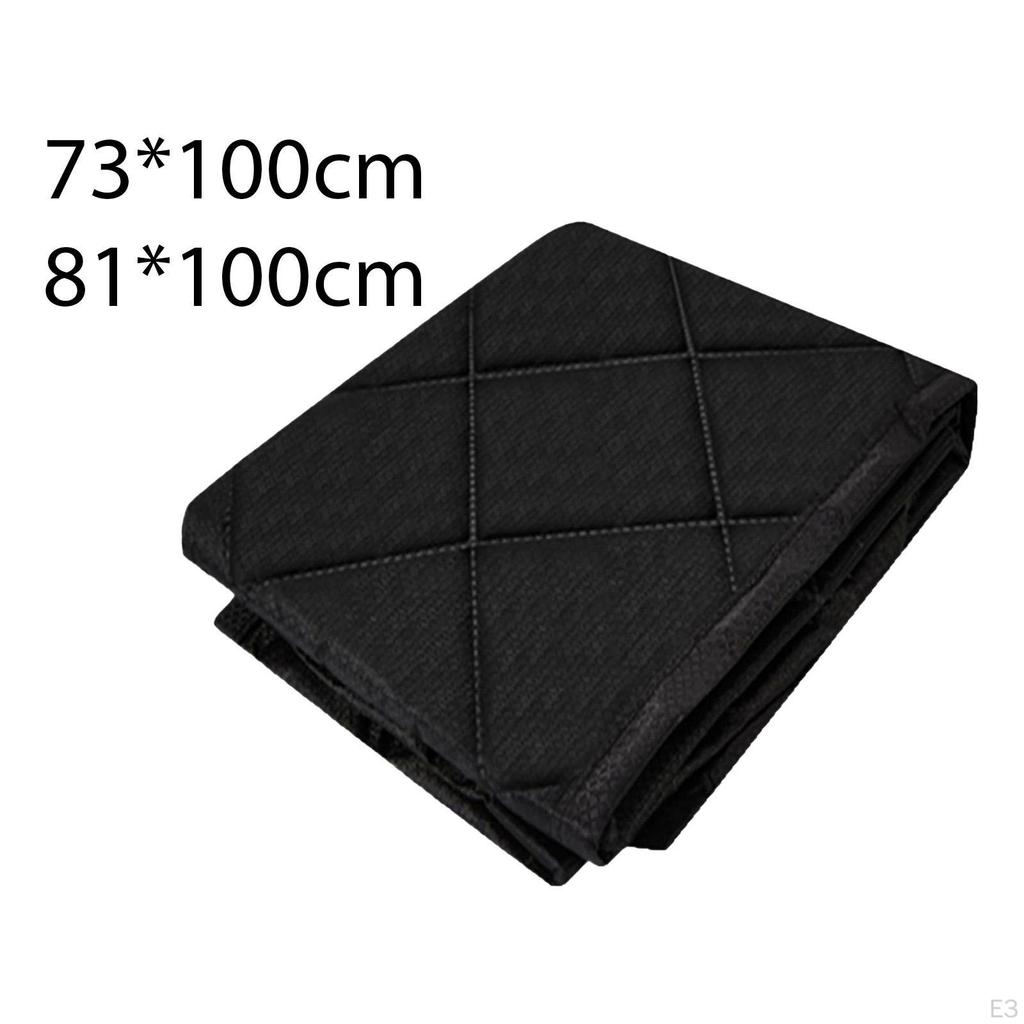 Fireplace Cover Convenient Stop Heat Loss Versatile Stopper Blanket for Iron Frame Indoor