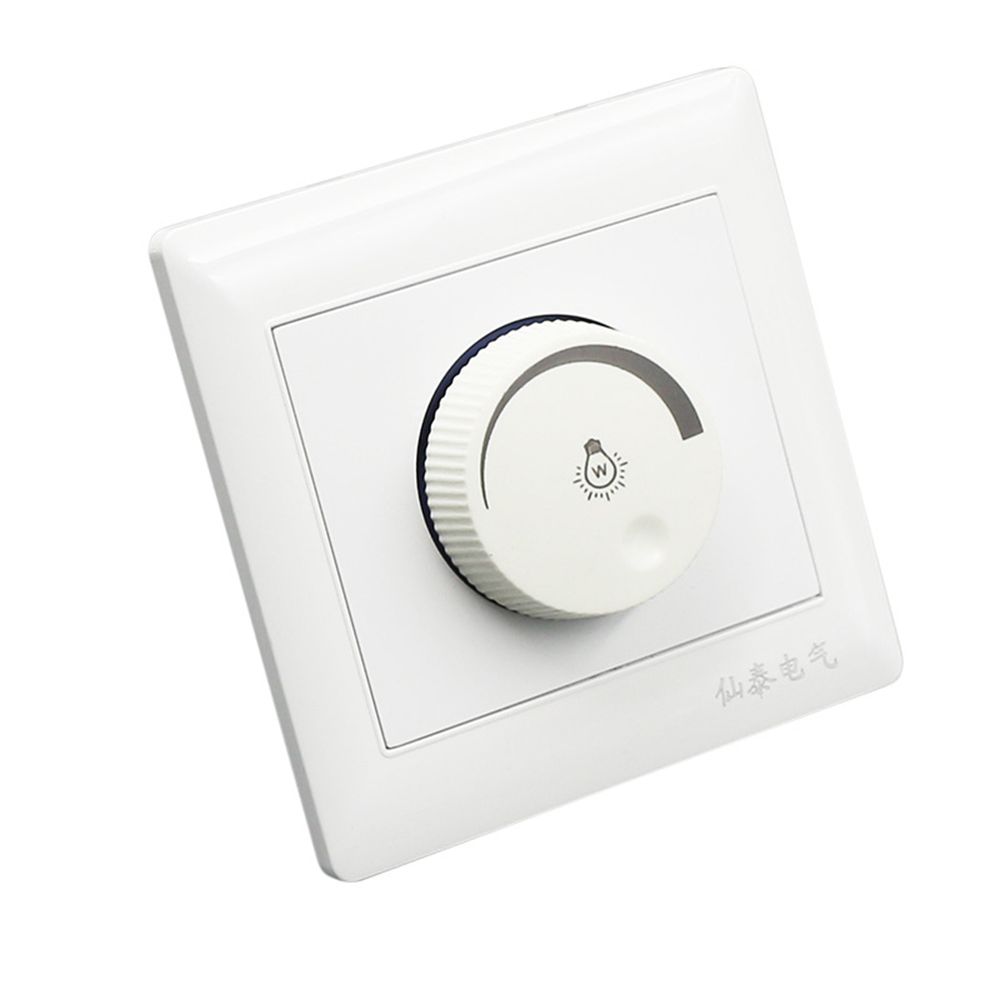 Durable Adjustable 86*86mm Brightness Controller Dimmer Switch Lamp Light Switch