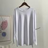 Hirsionsan Basic O-neck 100% Cotton T Shirt Women Loose Oversized Pullover Chic Cusual Tees Female Tops Girl Clothing 16 Colors