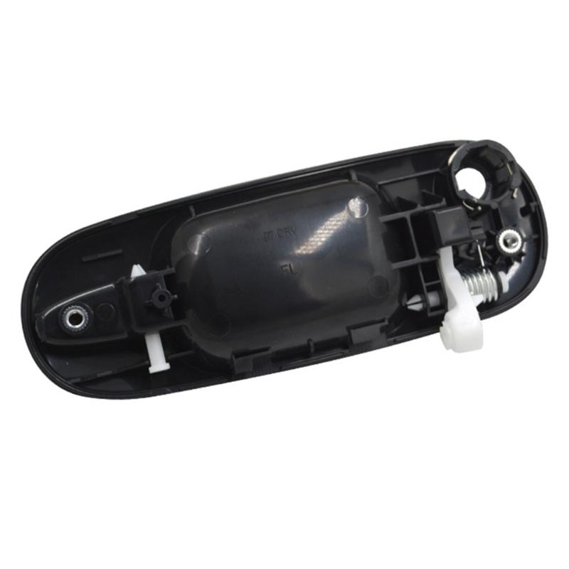 Replacement Exterior Door Pull Handle, Dark Gloss Plastic Assembly for Door Repair and Chosen Position Use on Vehicle Doors 72180ST0003