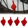 Motorcycle Car Tire Valve Cap Personality Decor Middle Finger Styling Dustproof Waterproof Valve Caps Cover Tyre Valves Stem Cap