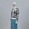 HAIRY SCARF BEANIE (IVORY)