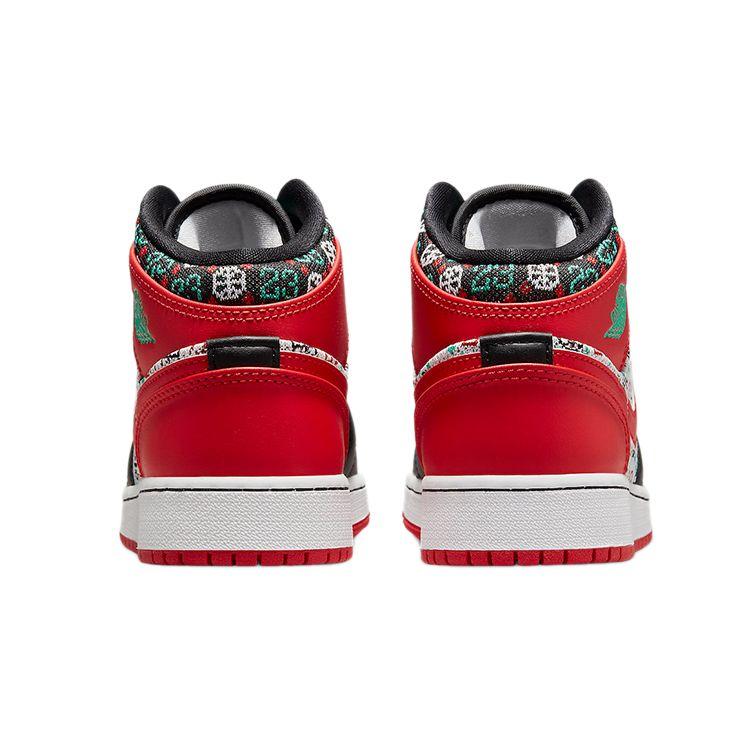 Air Jordan 1 Mid SE GS Ugly Christmas Sweater DM1208-150