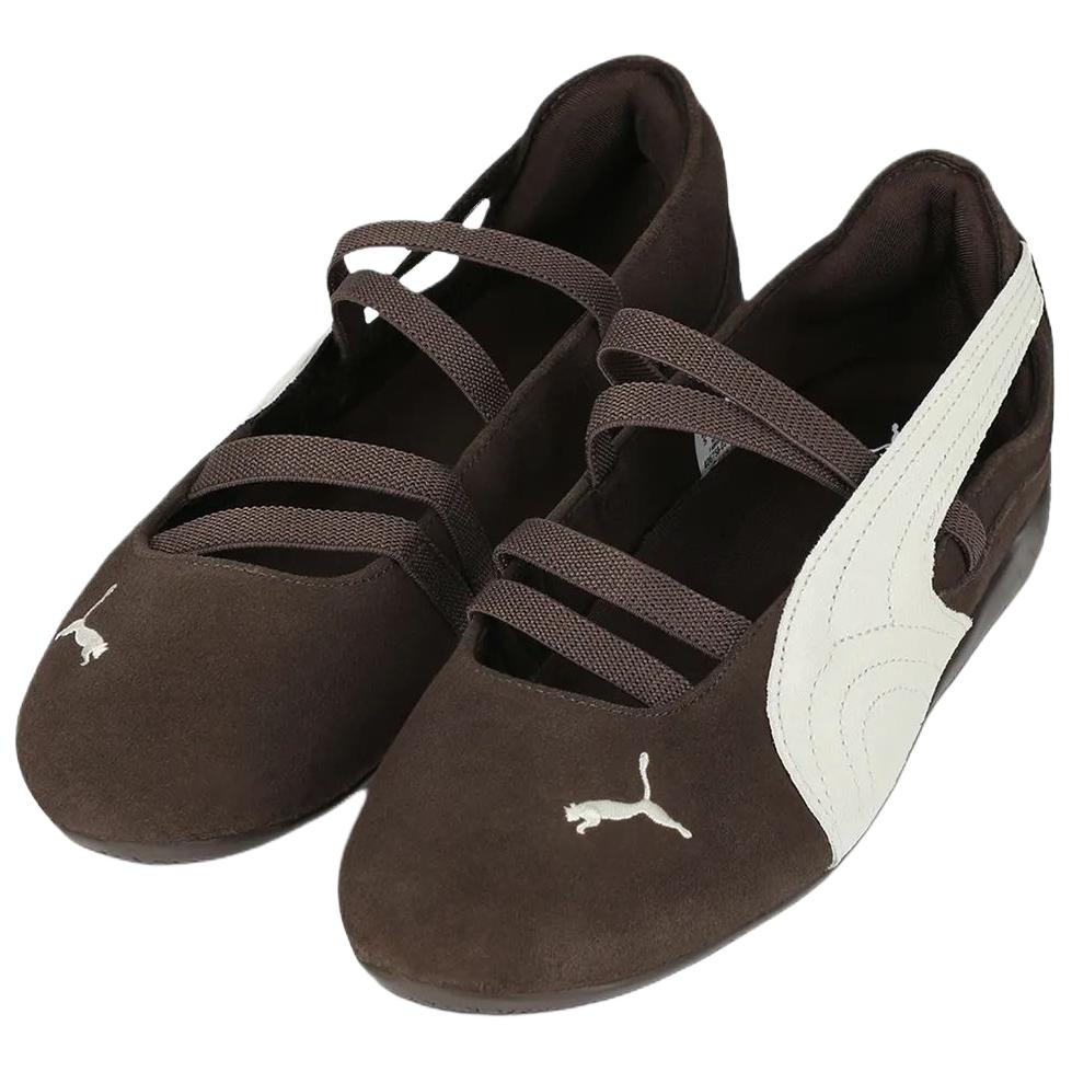 Puma Speedcat Ballet Dark Chocolate Women Sneakers Brown Warm-White 406758-02