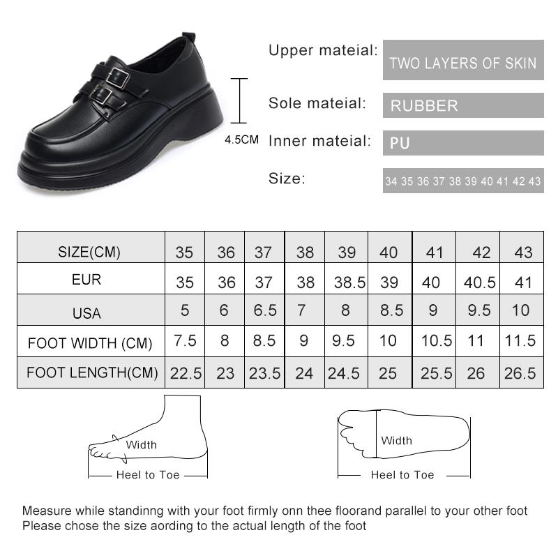Fashion AIYUQI Loafer Shoes Woman 2025 New Genuine Leather Spring Shoes Girls Casual British Style Women Platform Shoes