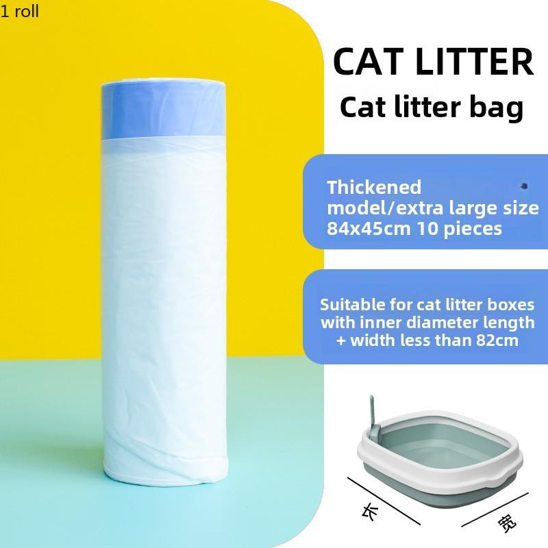 

Гигантский вкладыш для кошачьего туалета, Прочный мешок для кошачьего наполнителя, Очень толстый со шнурком, Подходит для домашних кошек, Практичный товар для питомцев, Сильно впитывающий