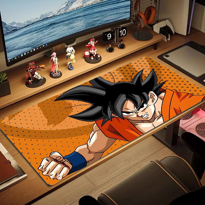 Dragon Ball Print Cushion Non-slip Laptop Tablet Big Mousepad XXL Mat Mini PC Playmat With Lock edge