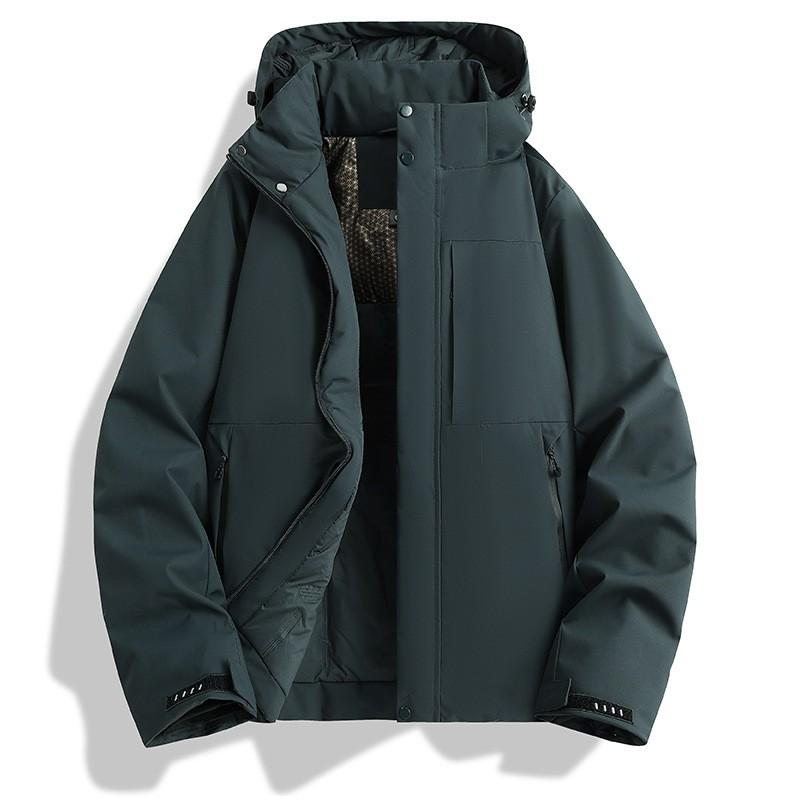 2026 Detachable 3-in-1 Outdoor Jacket Couples Winter Hiking Skiing Camping