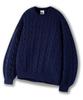Yosemiti Cable Knit Navy Ykm-105
