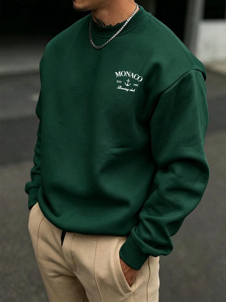 A must-have casual crew-neck sweatshirt for fall and winter, unisex, made from soft fabric—a versatile piece perfect for both work and leisure
