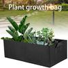 5Pcs Rectangle Thick Felt Tomato Vegetable Grow Bag Garden Planter Pot Container