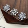 5pcs/lot Flower Crystal Star Buttons Cubic Zirconia Button for Clothes Decorative CZ Sewing Buttons for Cashmere Knit Cardigan
