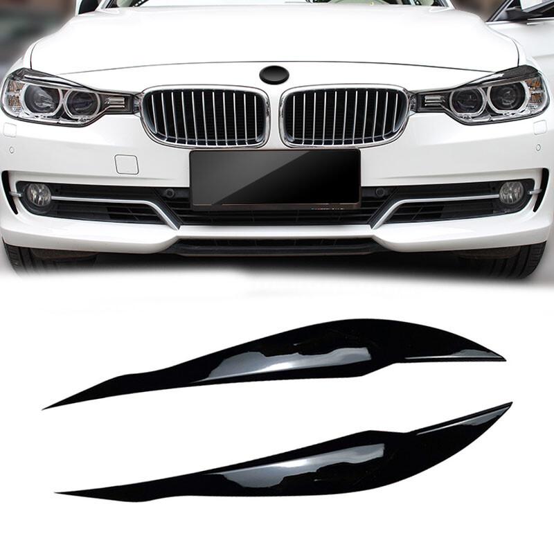 For BMW F30/F31 3 Series Headlight Eyebrow Eyelid Cover Trim Sticker Accessories