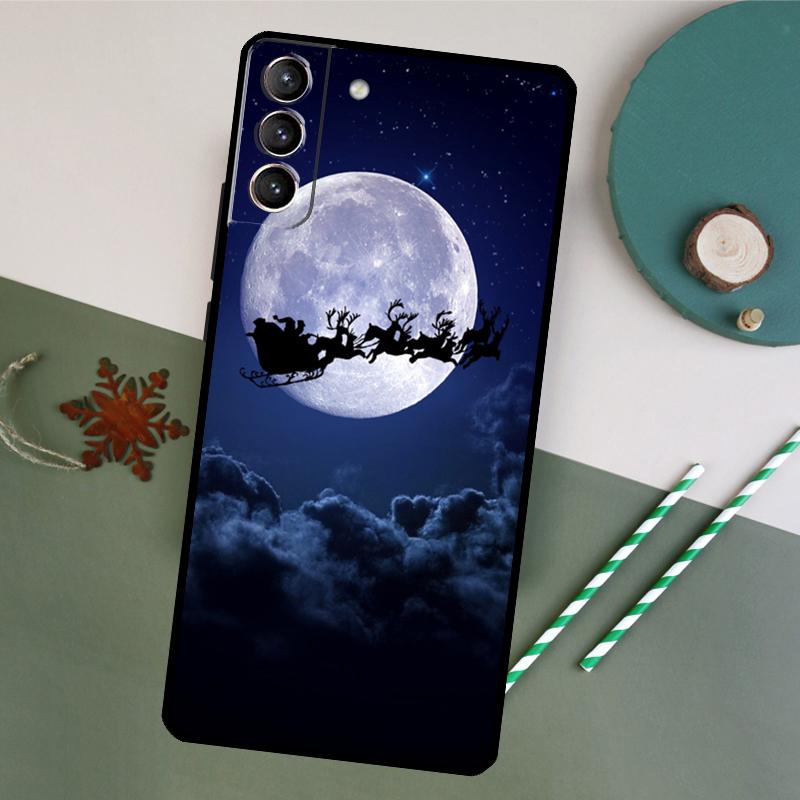 

Merry Christmas Santa Claus Phone Case For Samsung Galaxy S25 S26 Ultra S20 S21 S22 S23 S24 Plus S10 S25 FE Back Cover Galaxy S23
