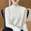 Pulover de cașmir pentru femei cașmir Qinghe 30% cașmir 70% lână cald și la modă versatil toamnă și iarnă
