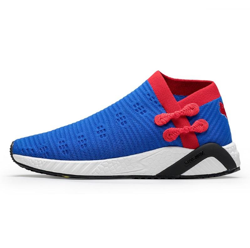 onemix Running Shoes for Men Light Breathable Sneakers Knitting Casual Sports Shoes Chinese Tang Dynasty Costume Shoes