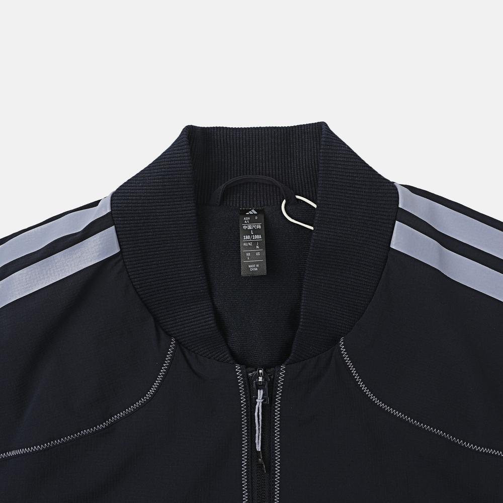 Adidas Jackets Men's Black Baseball Collar Moderate Other KV5947