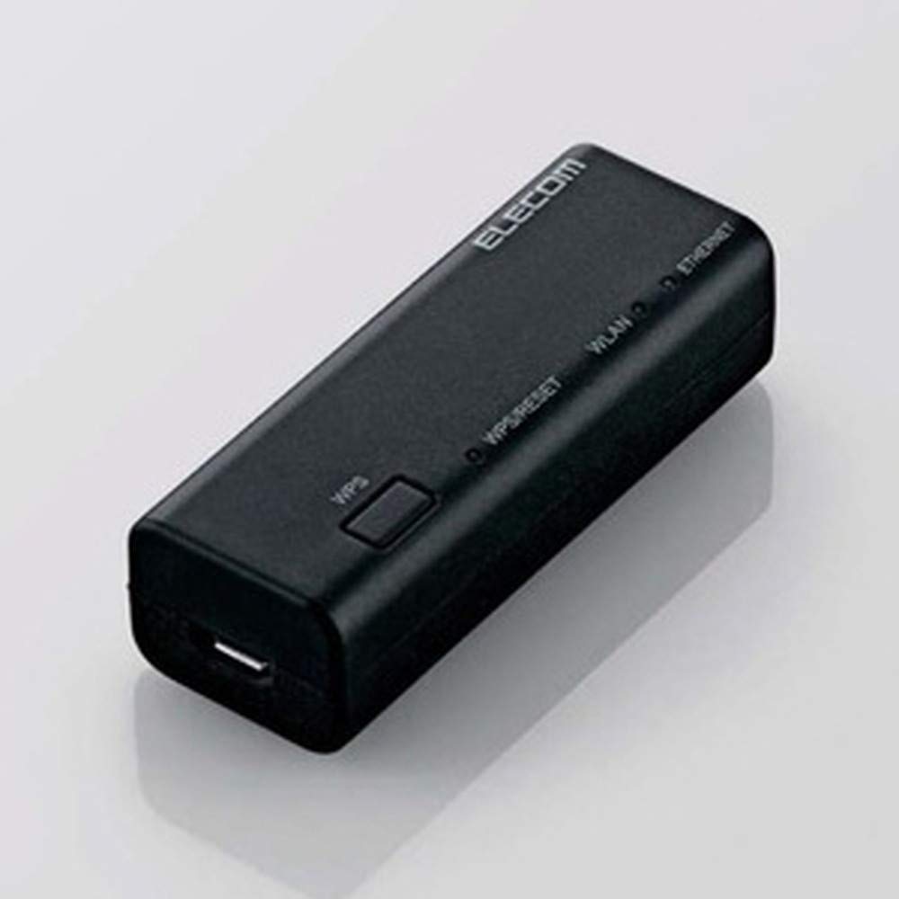 

ELECOM WiFi Router Wireless LAN Portable 300Mbps AC Adapter Included WRH-300BK3
