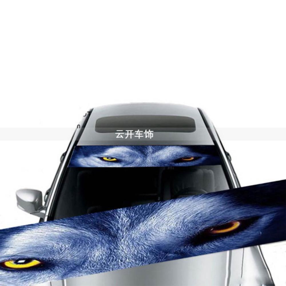 

Car Front Windshield Sticker Front and Rear Gear Decorative Sunshade Sticker Modified Personalized Car Sticker Waterproof 21*133CM