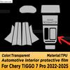 For CHERY TIGGO 7 Pro -2025 Navigation Automotive Interior Screen Protective Film TPU Anti-Scratch Sticker Protect