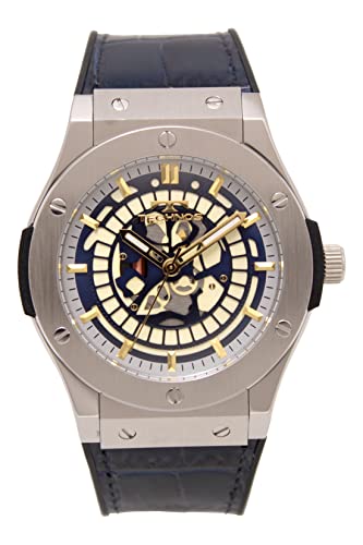 

Technos T6B55SN Men s Skeleton Watch, Blue