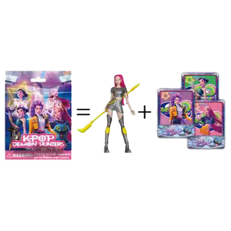 12pc blind box kpop Dem on Hunter Kawaii Girl Group Collectible Figures Plush Bag Toy Rumi Mira Zoey Jinu 2-4.5 Inch for Party