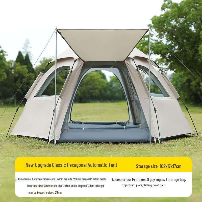 Yuzhan Hexagonal Quick-Pitch Outdoor Camping Tent