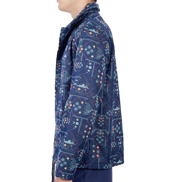 Li Ning Jackets Men's Blue Lapel Moderate Other AFDP627-1