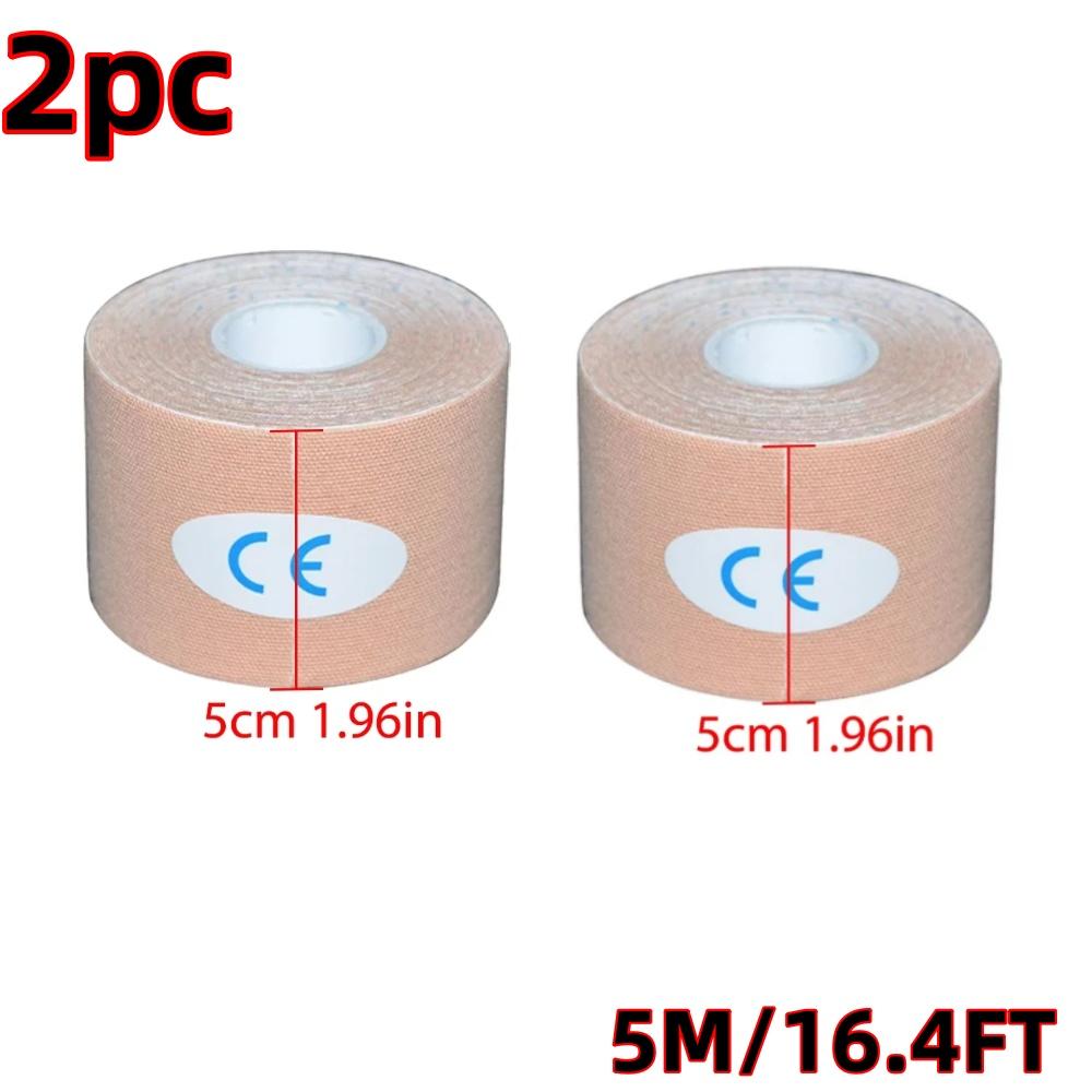 Durable And Safe Sports Kinesio Tape Muscle Kinesiology Elastic Knee Pain Relief Strain Patch Athletic Recovery Stickers Fitness Bandages