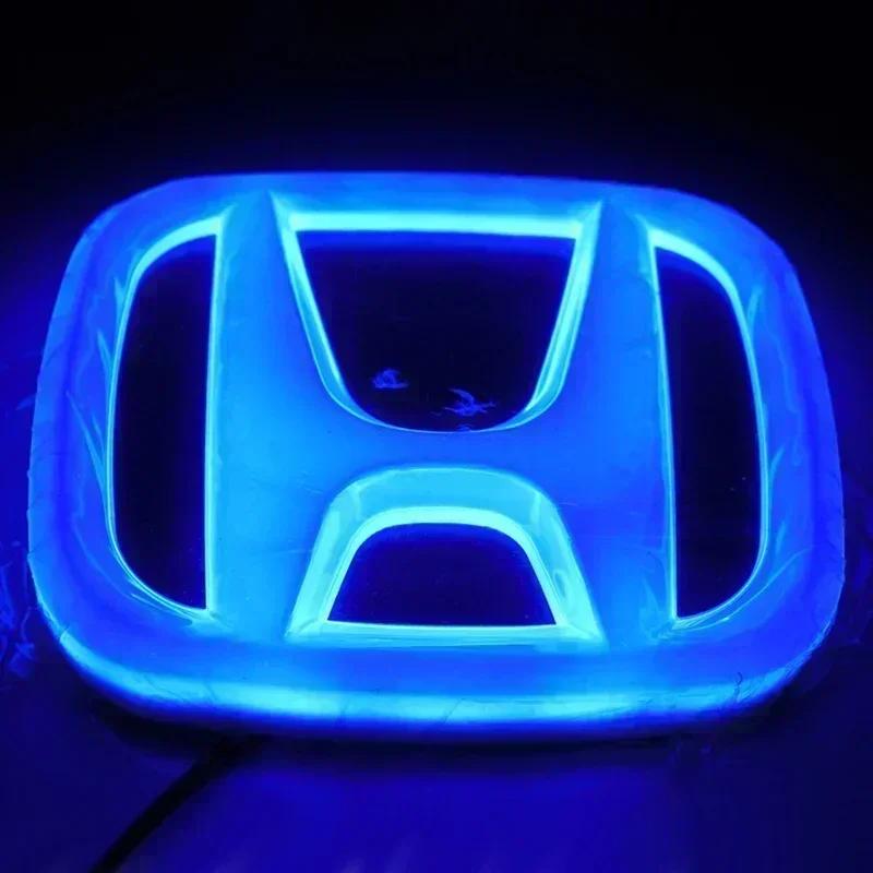 Car Front Grille LED Rear Trunk Emblem Light Badge Sticker for Honda Accord Odyssey CRV Jazz Civic CITY Crosstour Inspire Pilot